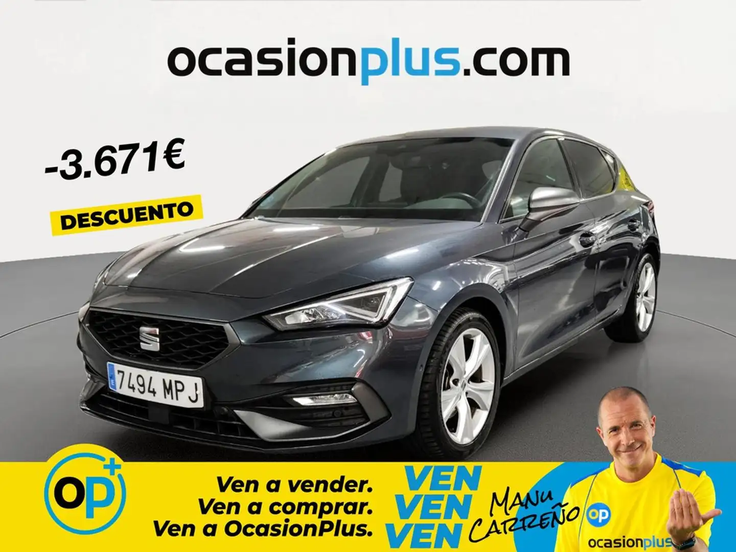 SEAT Leon 1.5 eTSI DSG-7 S&S FR Special Edition 150 Gris - 1