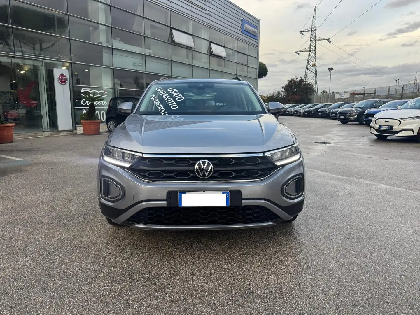 Volkswagen T-Roc T-Roc I 2022 2.0 tdi Life 115cv - SEDE CASERTA Zilver - 1