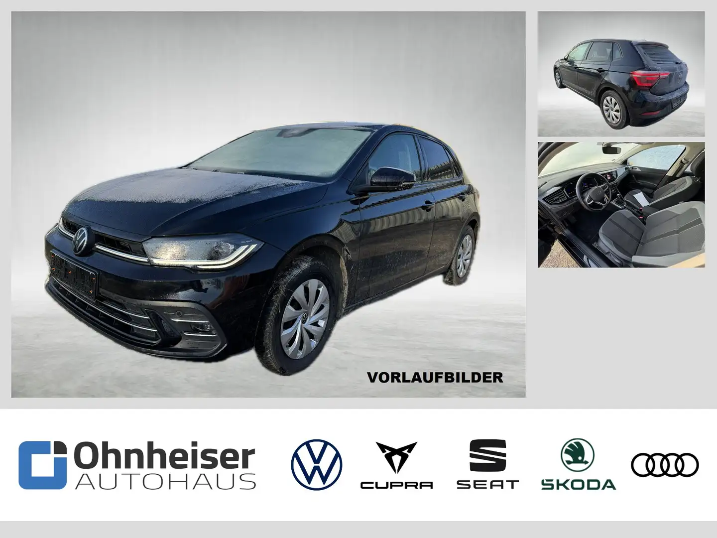 Volkswagen Polo 1.0 TSI DSG Style AHK*MATRIX*ACC*SHZ* Schwarz - 1