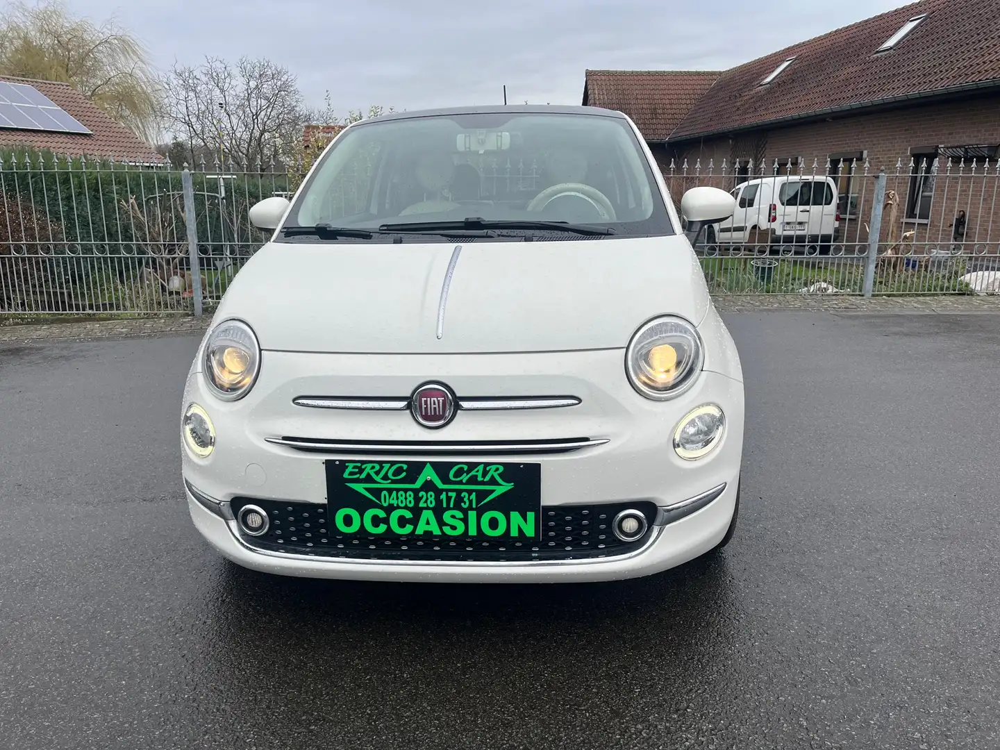 Fiat 500 1.2i Lounge Blanc - 2