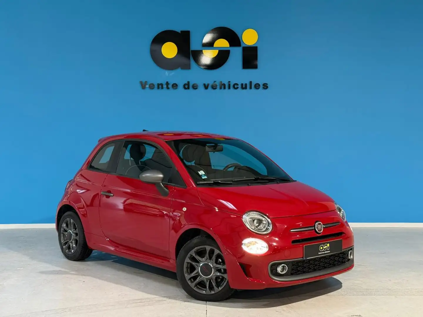 Fiat 500 Phase 3 1.0 sport Rouge - 1