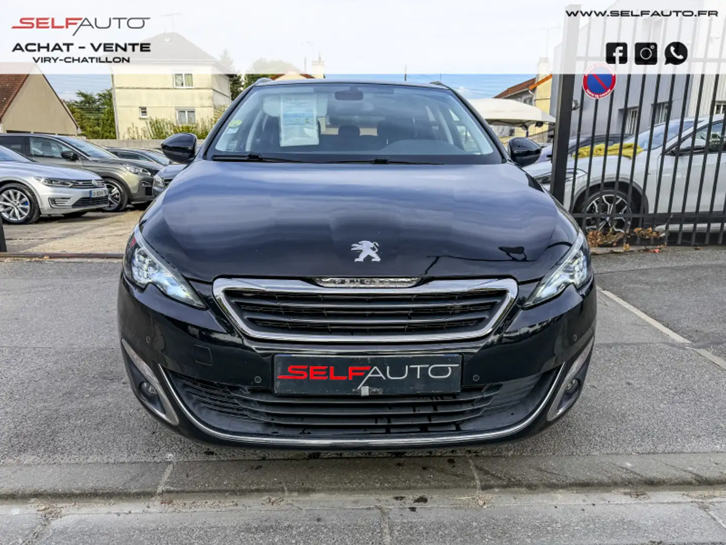 Peugeot 308 1.6 E-HDI FAP 115CH FELINE Noir - 2