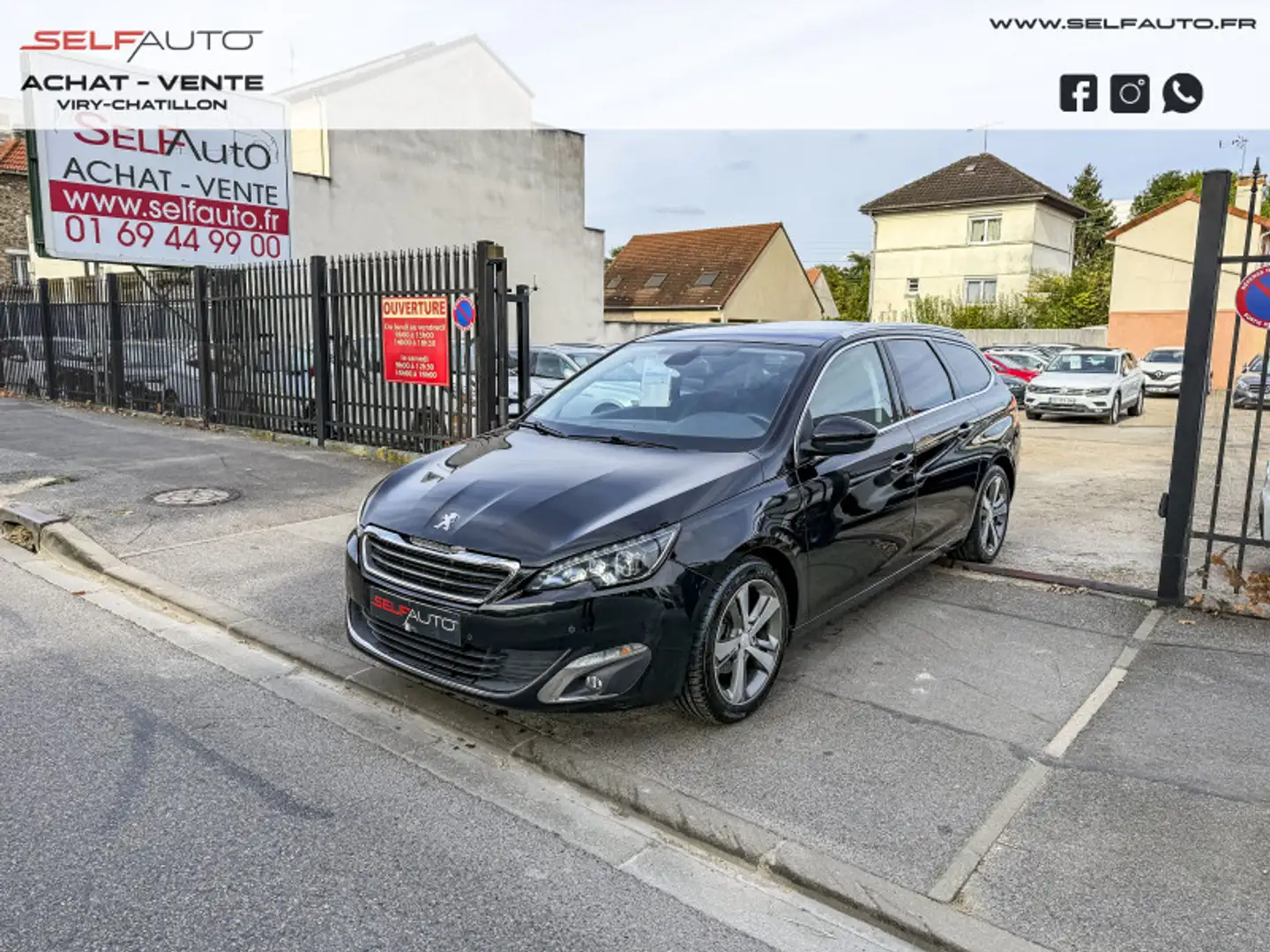 Peugeot 308 1.6 E-HDI FAP 115CH FELINE Noir - 1