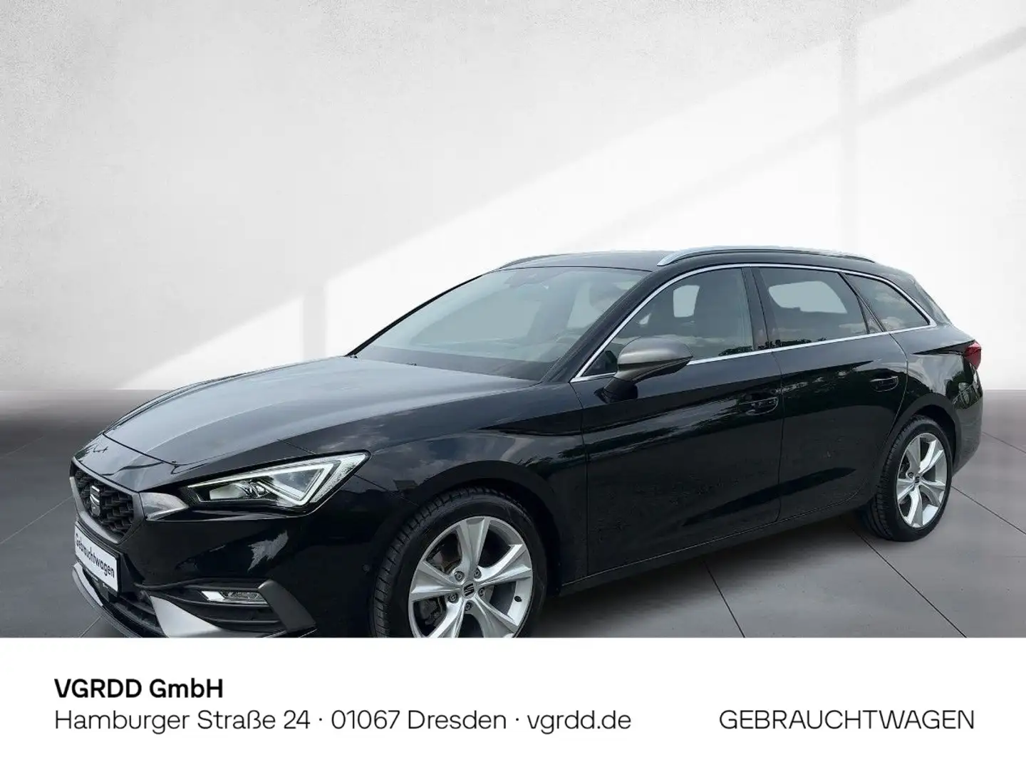 SEAT Leon Sportstourer FR 1.5 eTSI DSG LED KAMERA APP Schwarz - 1