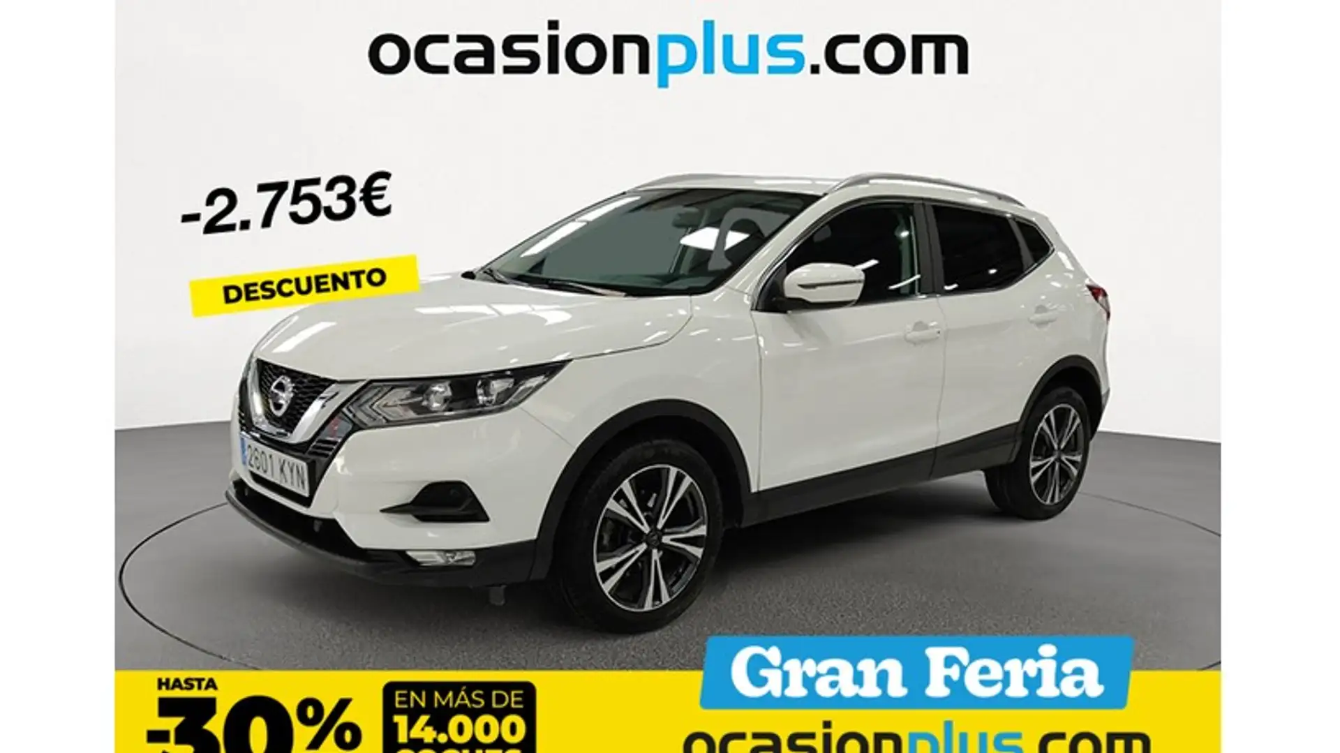 Nissan Qashqai 1.3 DIG-T N-Connecta 4x2 103kW Blanco - 1