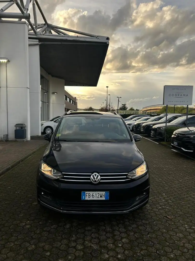 Volkswagen Touran 1.6 TDI DSG Highline 7 POSTI Schwarz - 1