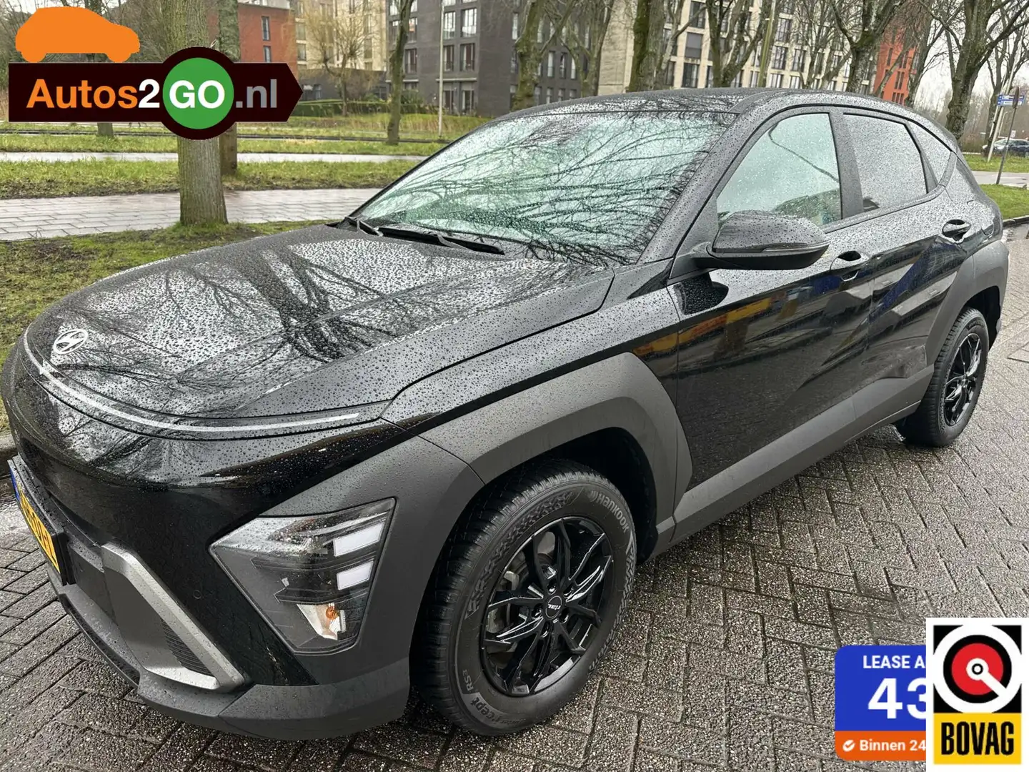 Hyundai KONA 1.6 GDI HEV Comfort Smart Zwart - 1