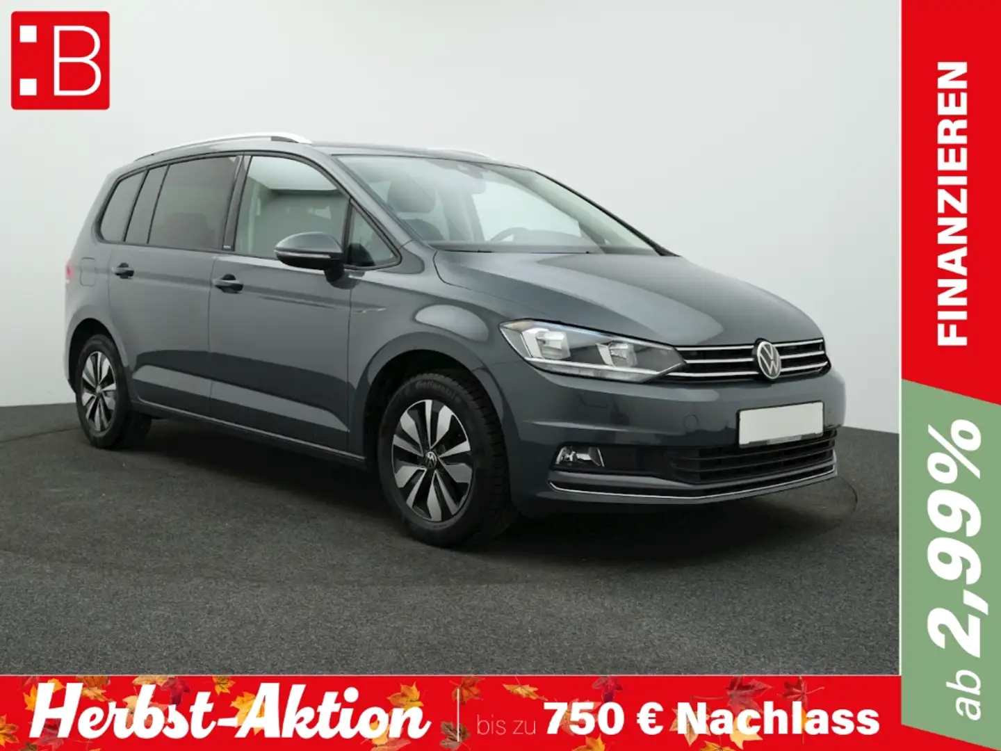 Volkswagen Touran 1.5 TSI DSG Move 7-S. KINDERSITZ KAMERA Grau - 1