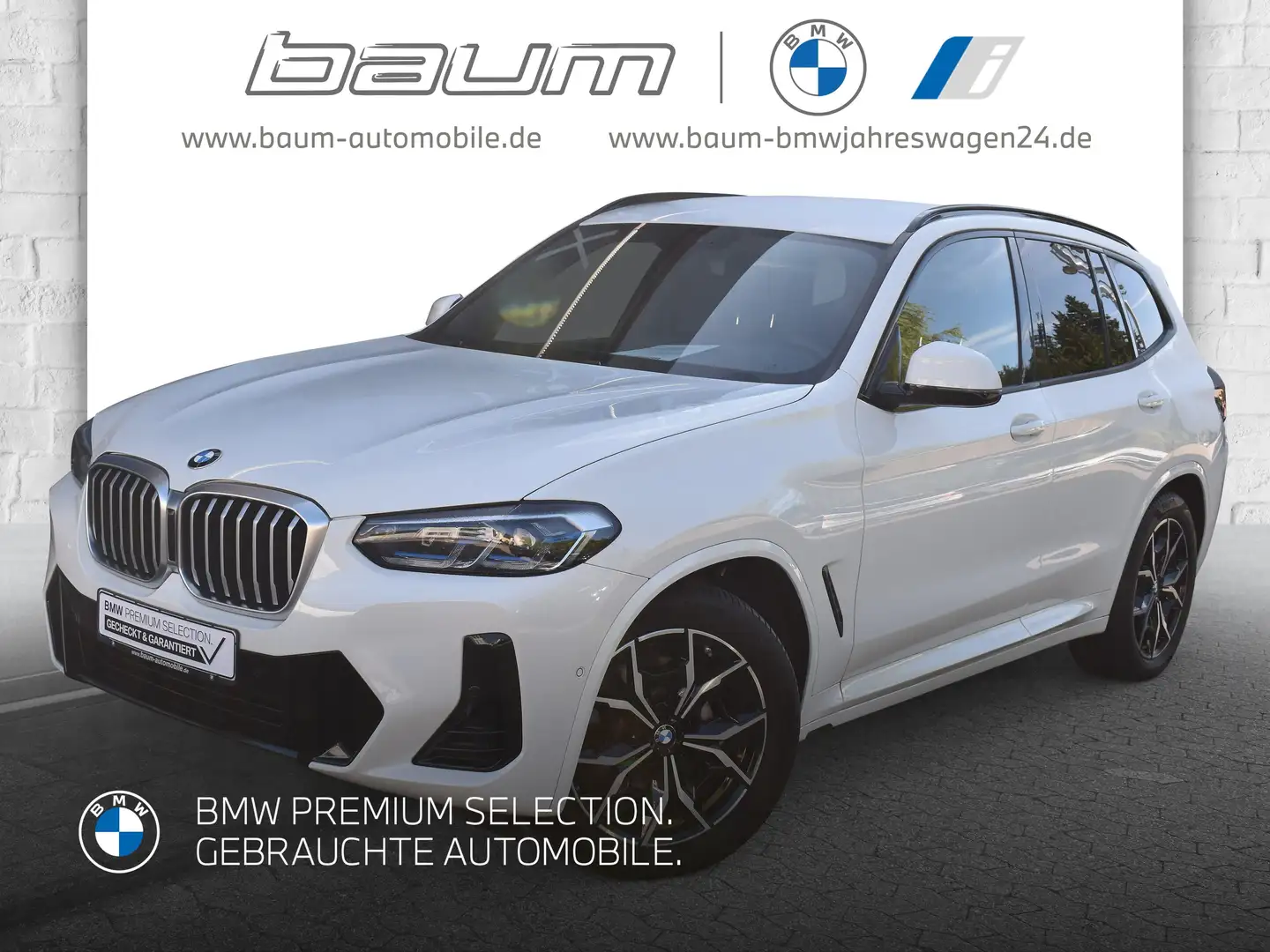 BMW X3 xDrive30d ZA M Sportpaket HK HiFi DAB WLAN Blanc - 1