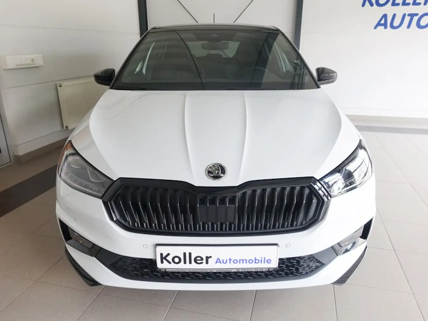 Skoda Fabia 1.5 TSI DSG Monte Carlo 5J.Garantie Kamera Weiß - 2