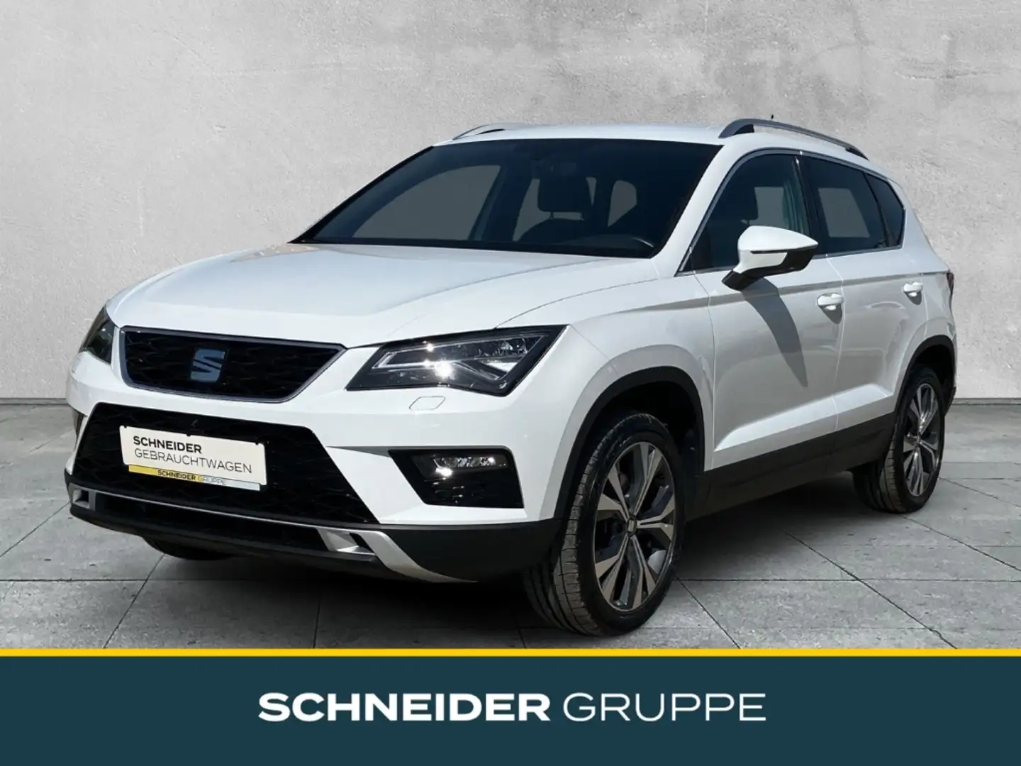 SEAT Ateca Xcellence 1.4 TSI +LED+SHZ+KESSY+NAVI+AHK+ Weiß - 1