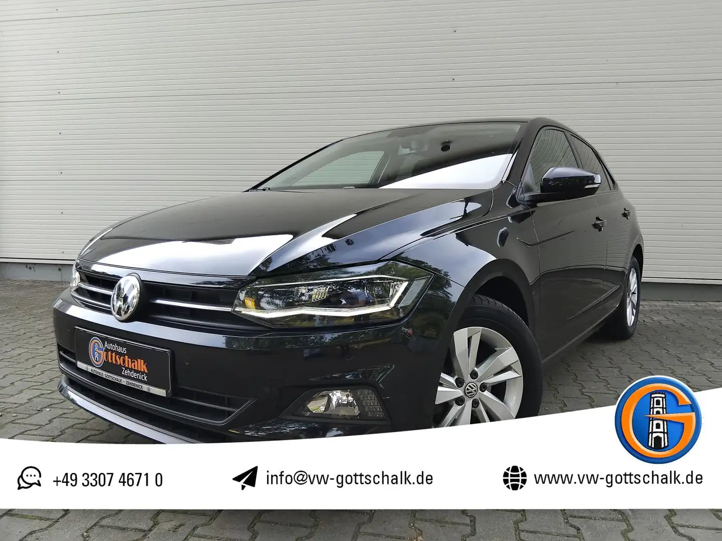 Volkswagen Polo 1.0 TSI Comfortline DSG OPF Schwarz - 1