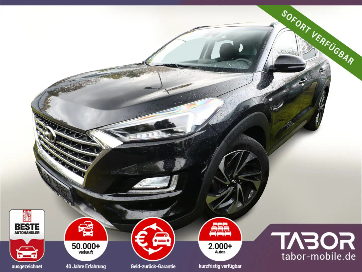 Hyundai TUCSON 1.6 CRDi 136 Advantage+ LED Nav eHk PDC Schwarz - 1