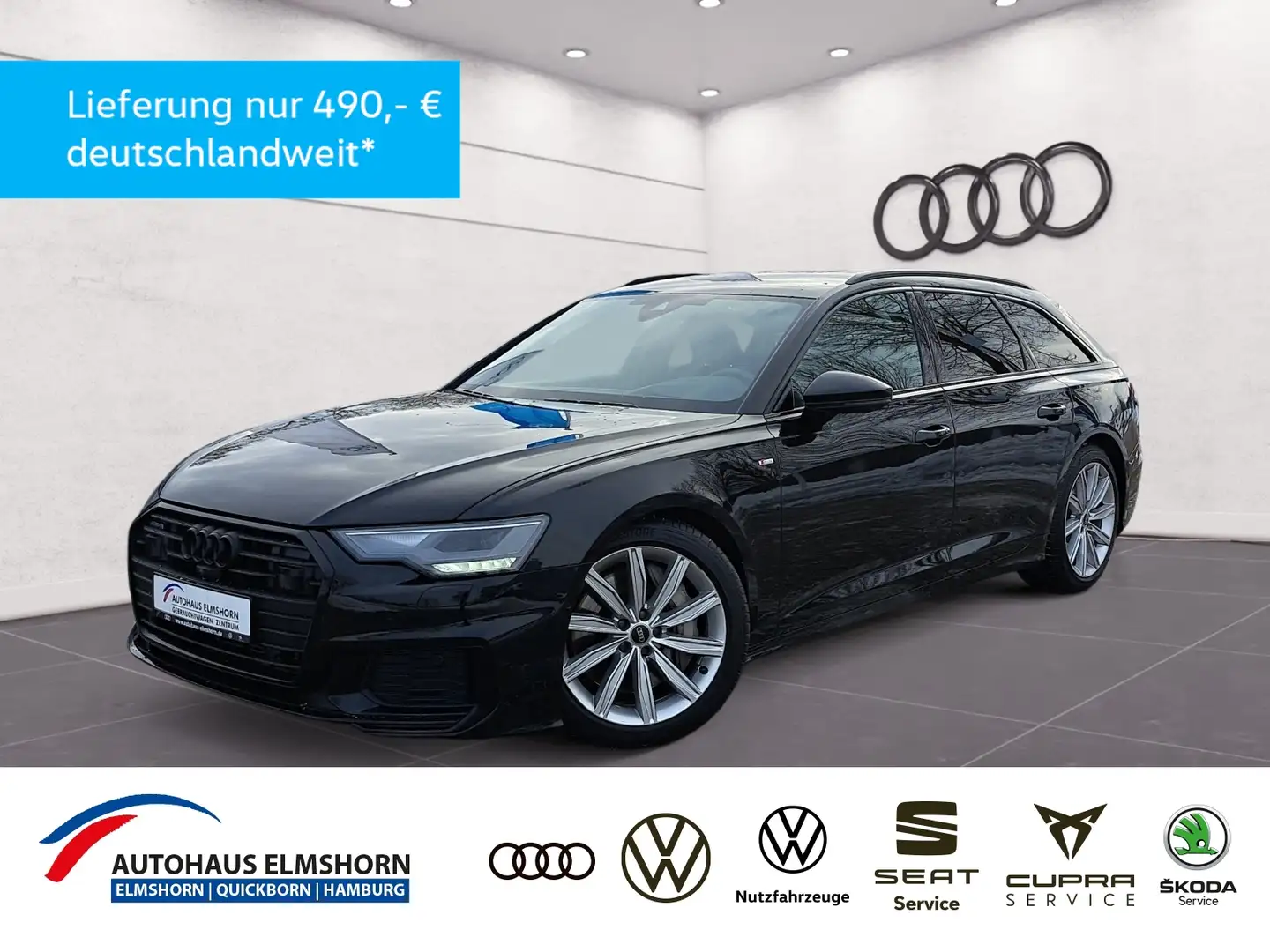 Audi A6 Avant sport 55 TFSI quattro S tronic S line AHK S Schwarz - 1