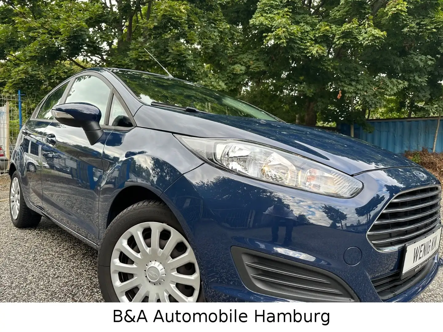 Ford Fiesta 1 Hand+Tüv/Au Neu+Scheckheft Bleu - 1
