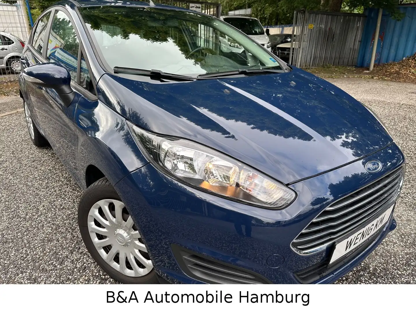 Ford Fiesta 1 Hand+Tüv/Au Neu+Scheckheft Bleu - 2