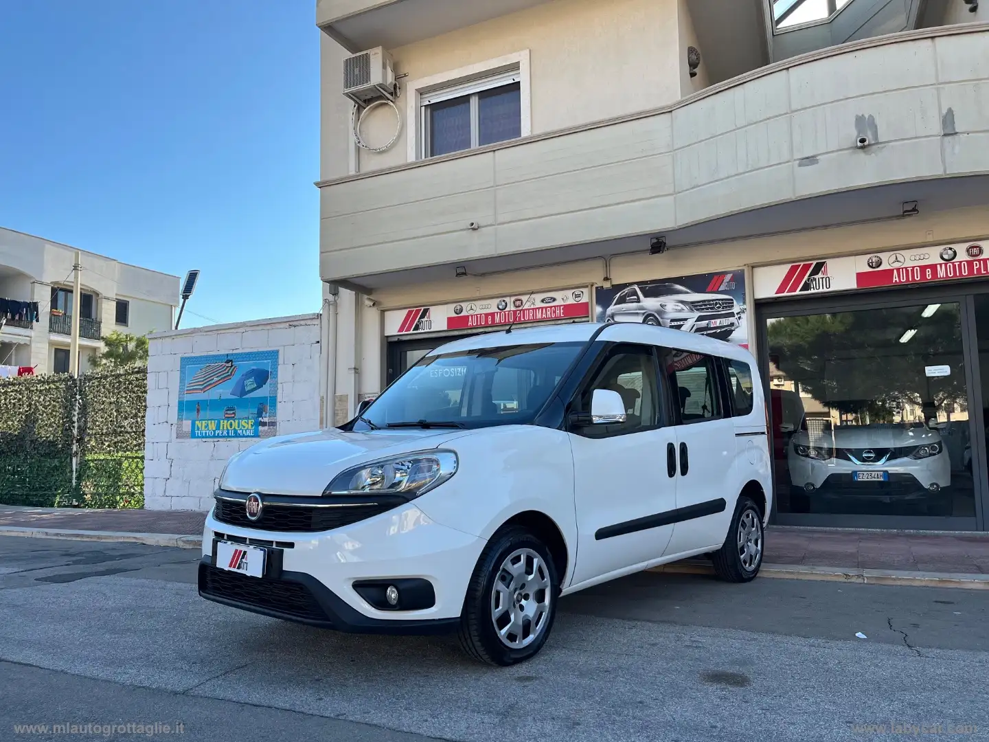 Fiat Doblo 1.4 T-Jet Natural Power Lounge Bianco - 1