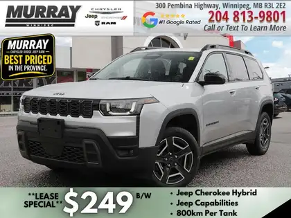Silver 2026 Jeep Cherokee SUV / Crossover Four-Wheel Drive Automatic