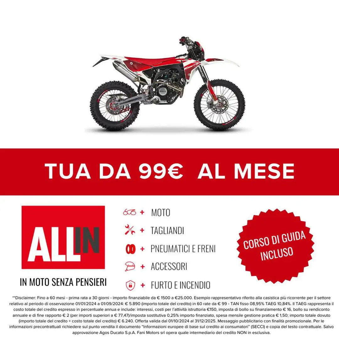 Fantic 125E PERFORMANCE Alb - 2