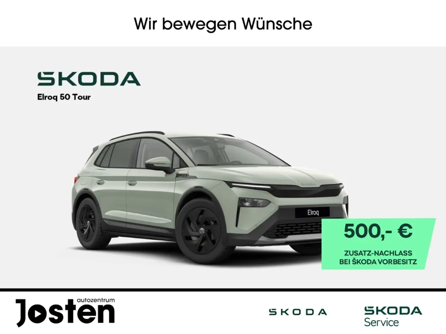 Skoda Elroq 50 Tour Clever LED DigitalCockpit Groen - 1