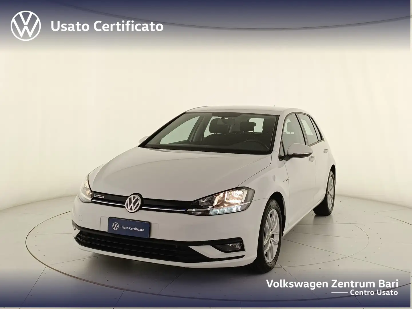 Volkswagen Golf 5p 1.5 tgi trendline 130cv dsg Bianco - 1
