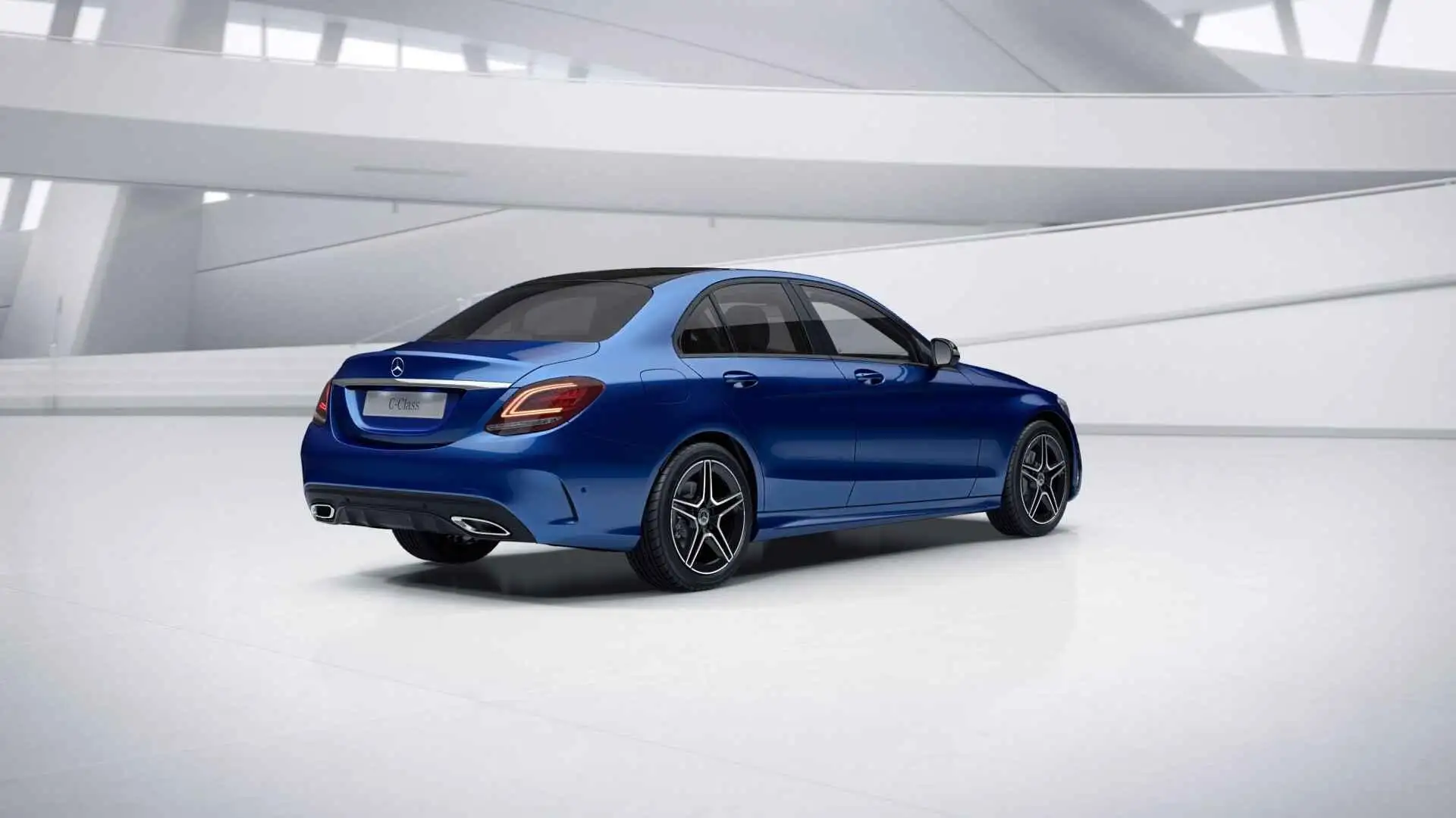 Mercedes-Benz C 180 Business Solution AMG | Night | Panoramadak | Wide Blau - 2