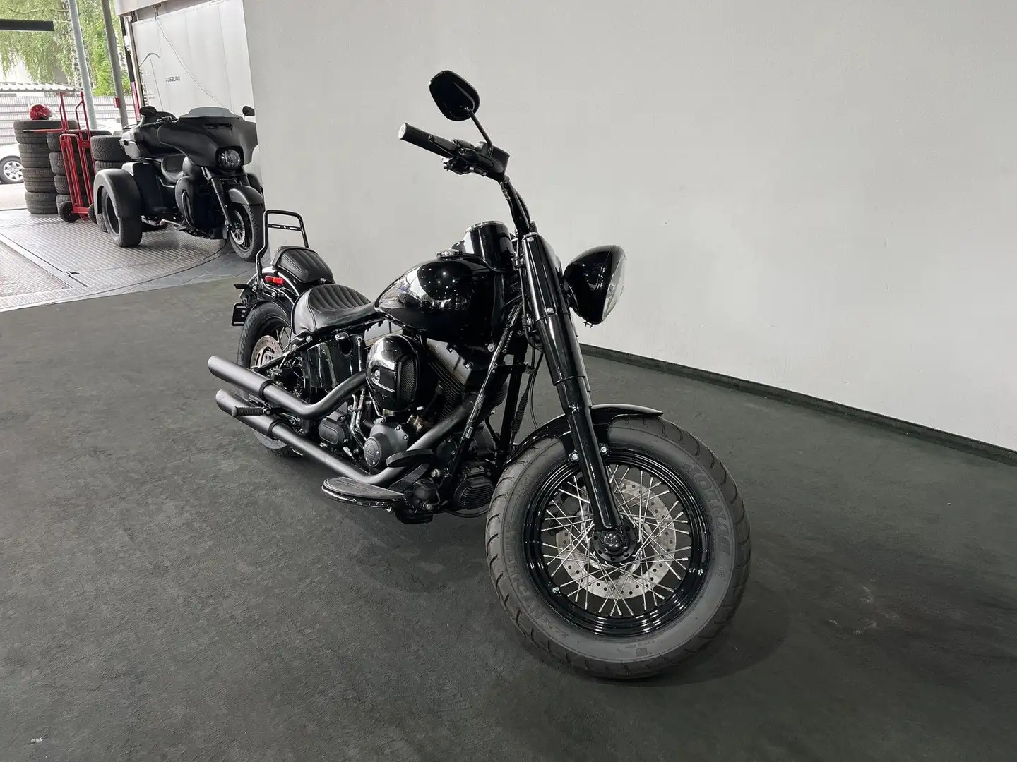 Harley-Davidson Softail Slim FLS 103 Vance&Hines Negru - 2