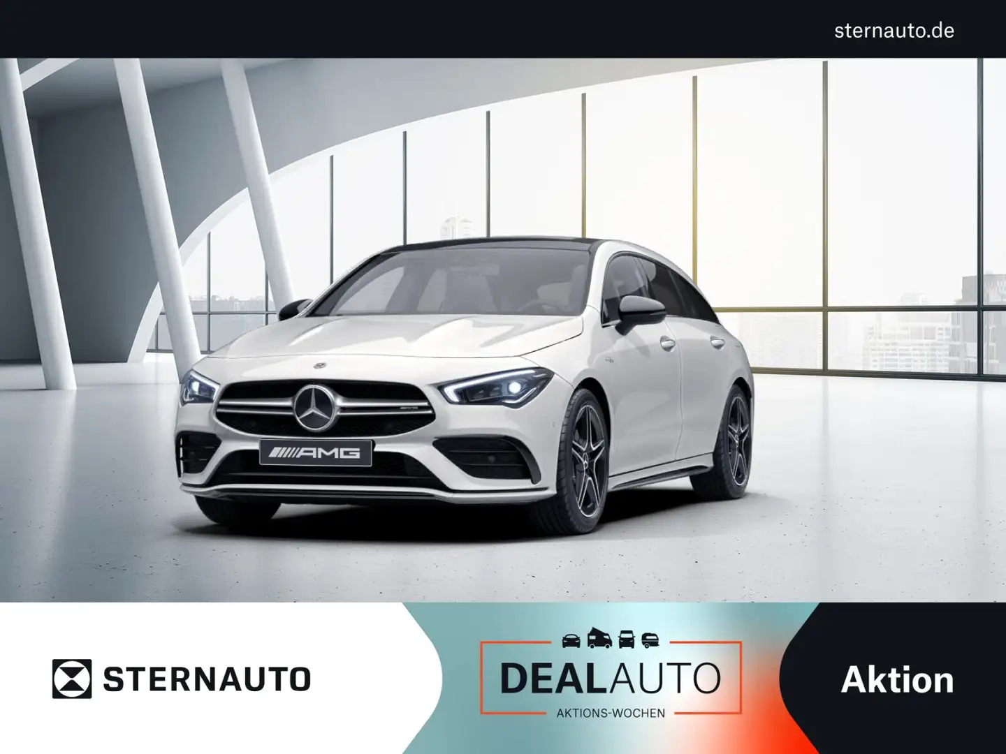 Mercedes-Benz Mercedes-AMG CLA 35 4MATIC Shooting Brake  Navi Weiß - 1