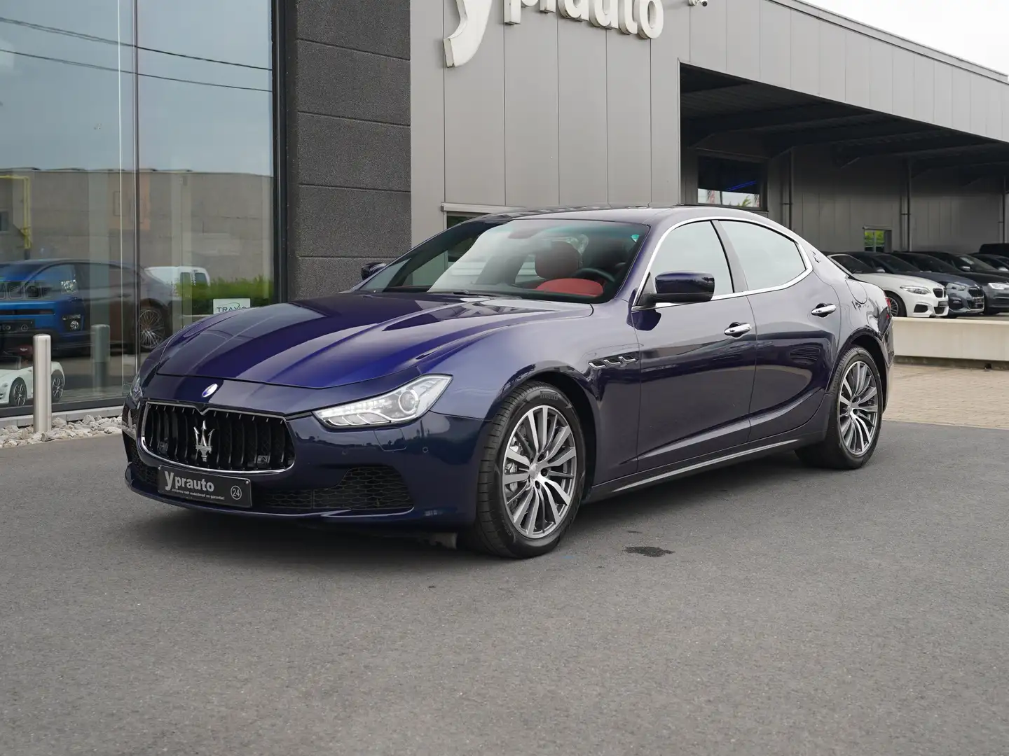 Maserati Ghibli 3.0 V6 S Q4 Open dak Camera Elek. zetels Keyless Blauw - 1