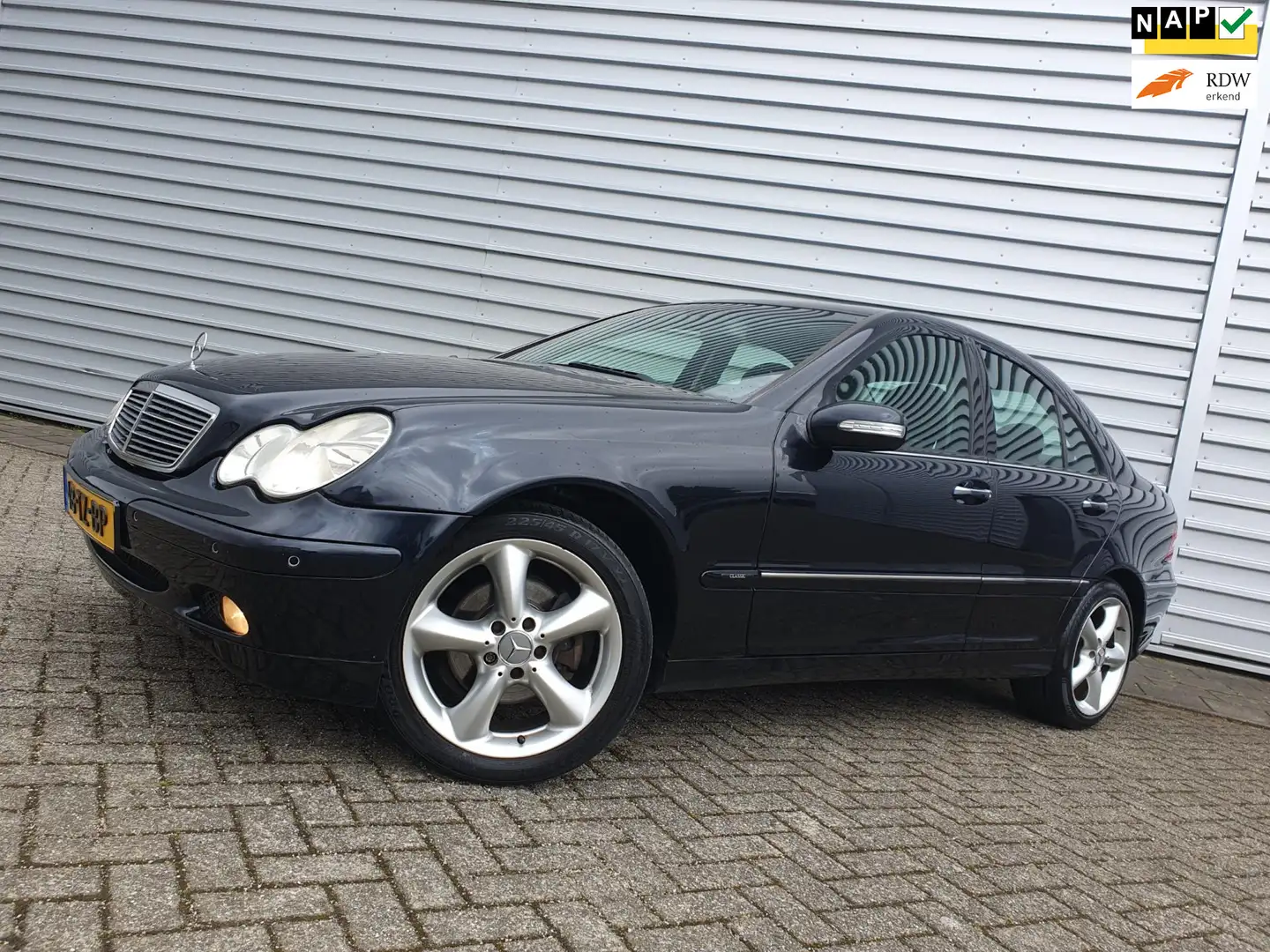 Mercedes-Benz C 180 K. Sport Clima Cruise Automaat Black - 1