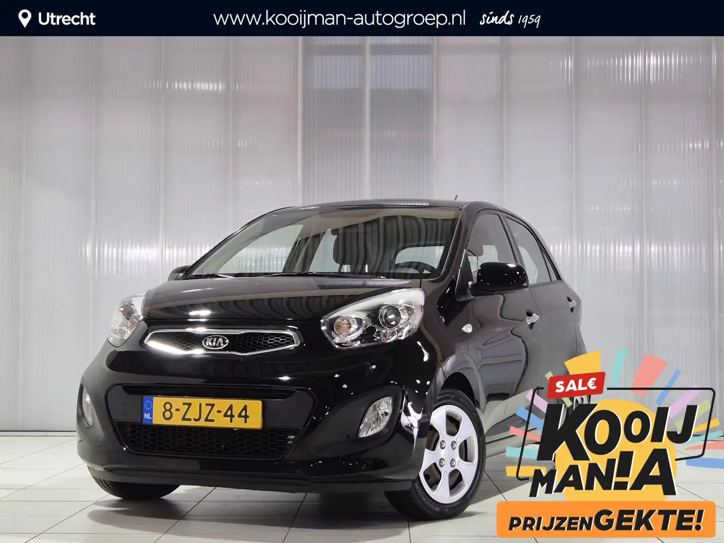 Kia Picanto 1.0 CVVT BusinessLine , Bluetooth, Airco. Noir - 1