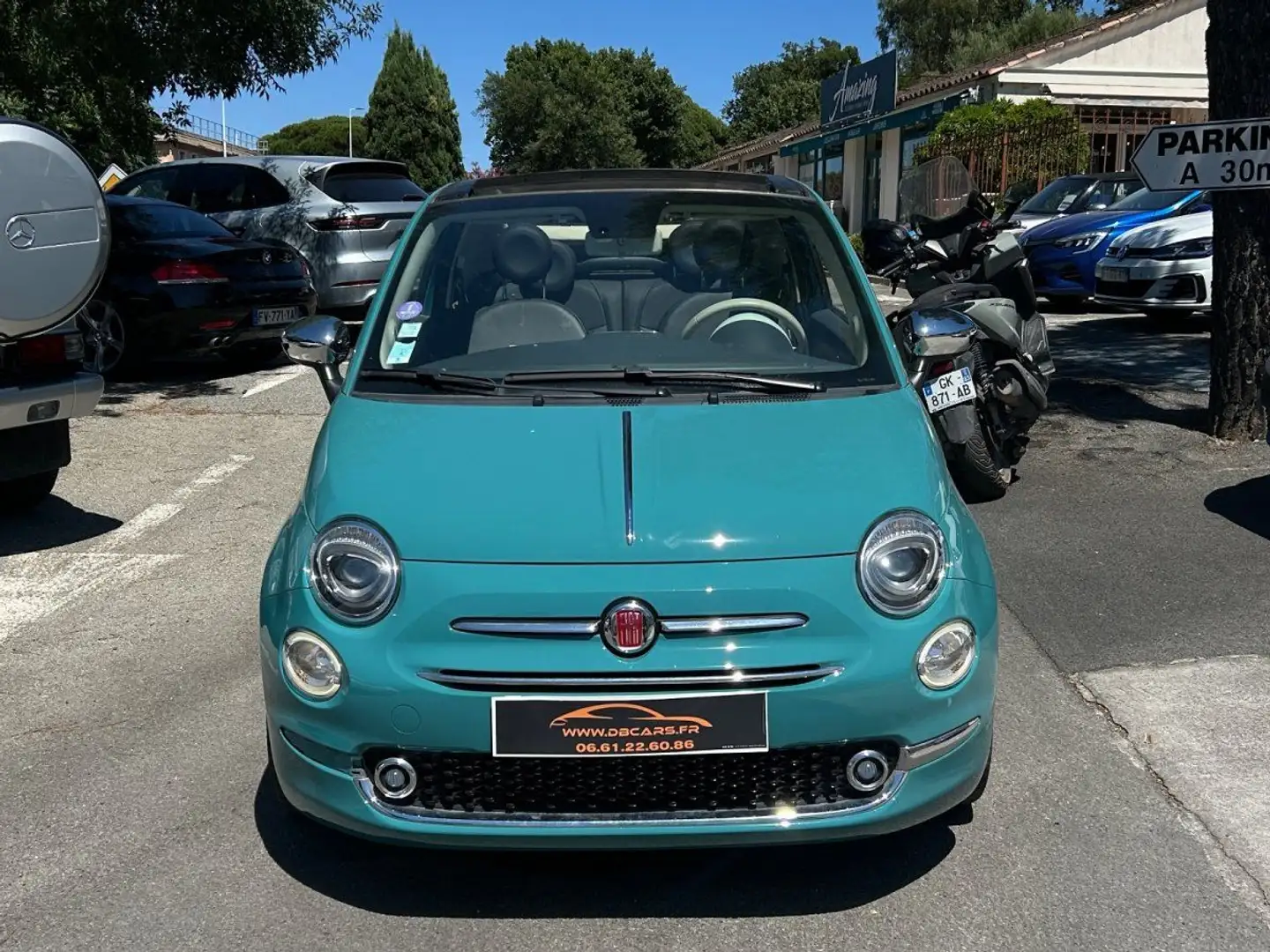 Fiat 500C MY17 0.9 85 ch TwinAir SS Dualogic Anniversario BV Vert - 2