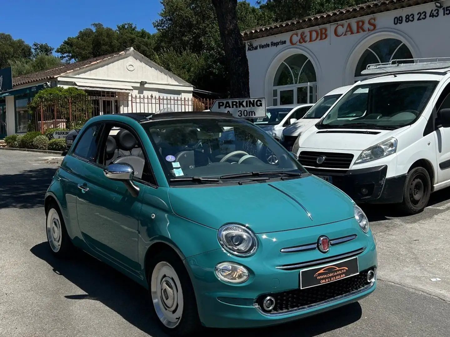 Fiat 500C MY17 0.9 85 ch TwinAir SS Dualogic Anniversario BV Vert - 1