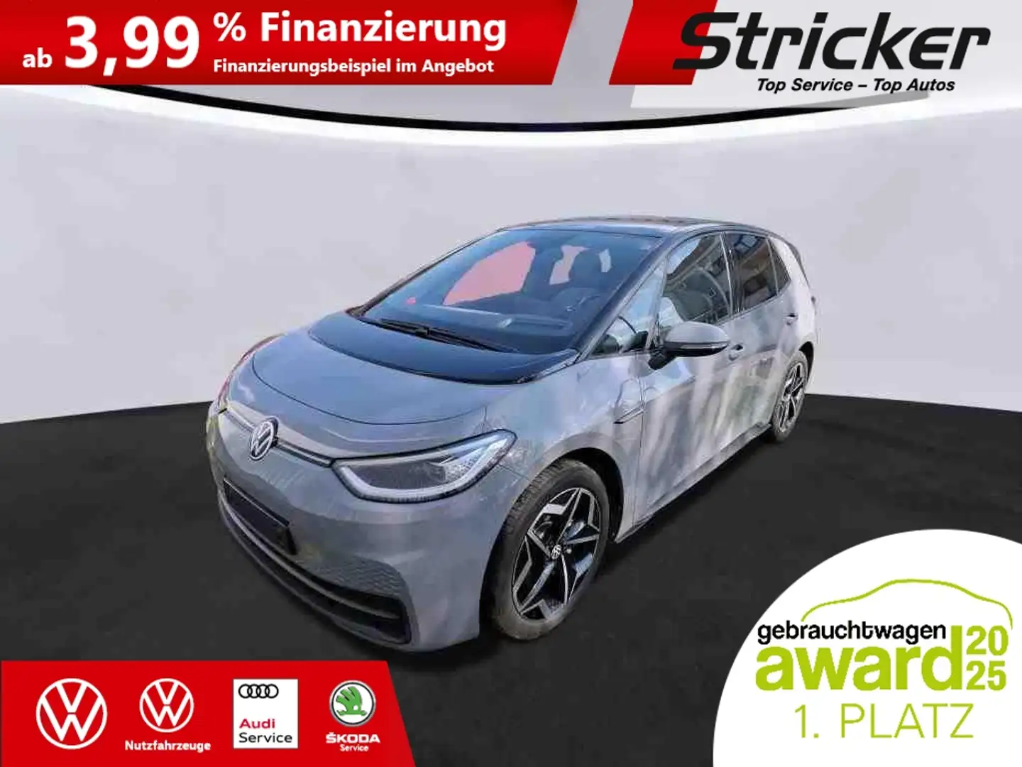 Volkswagen ID.3 Max 150/58 273,-ohne Anzahlung ACC Pano Grau - 1