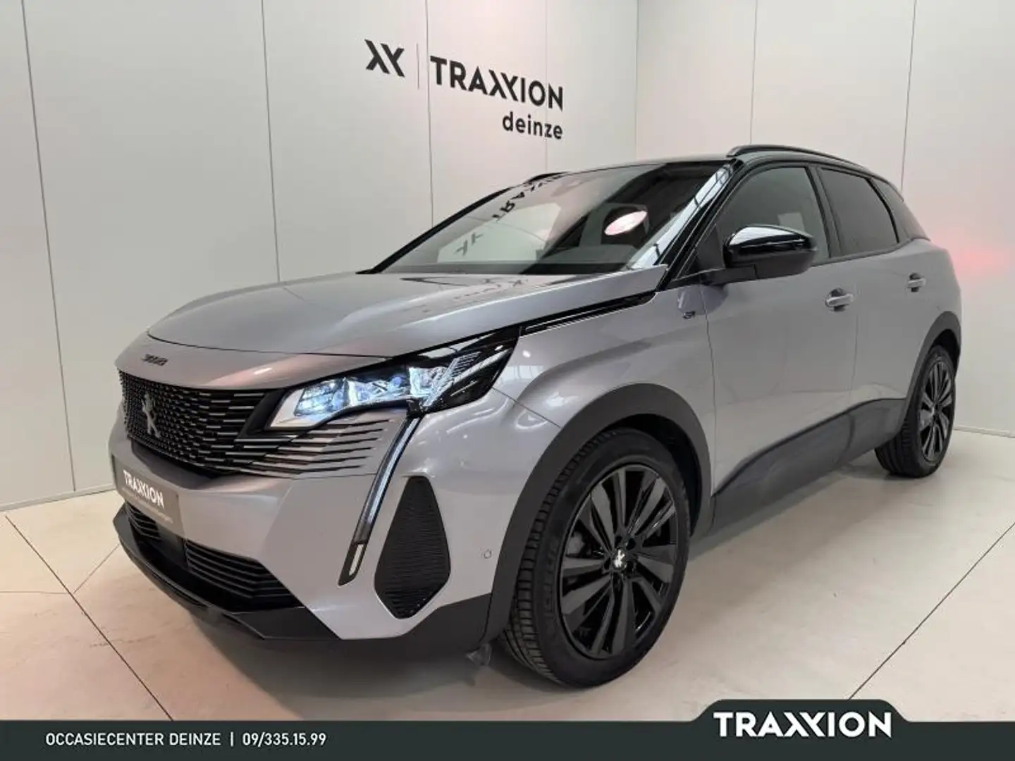 Peugeot 3008 1.2i GT EAT8 **BLACK PACK** LED|GPS|PDC|CAM|CARPLA Gris - 1