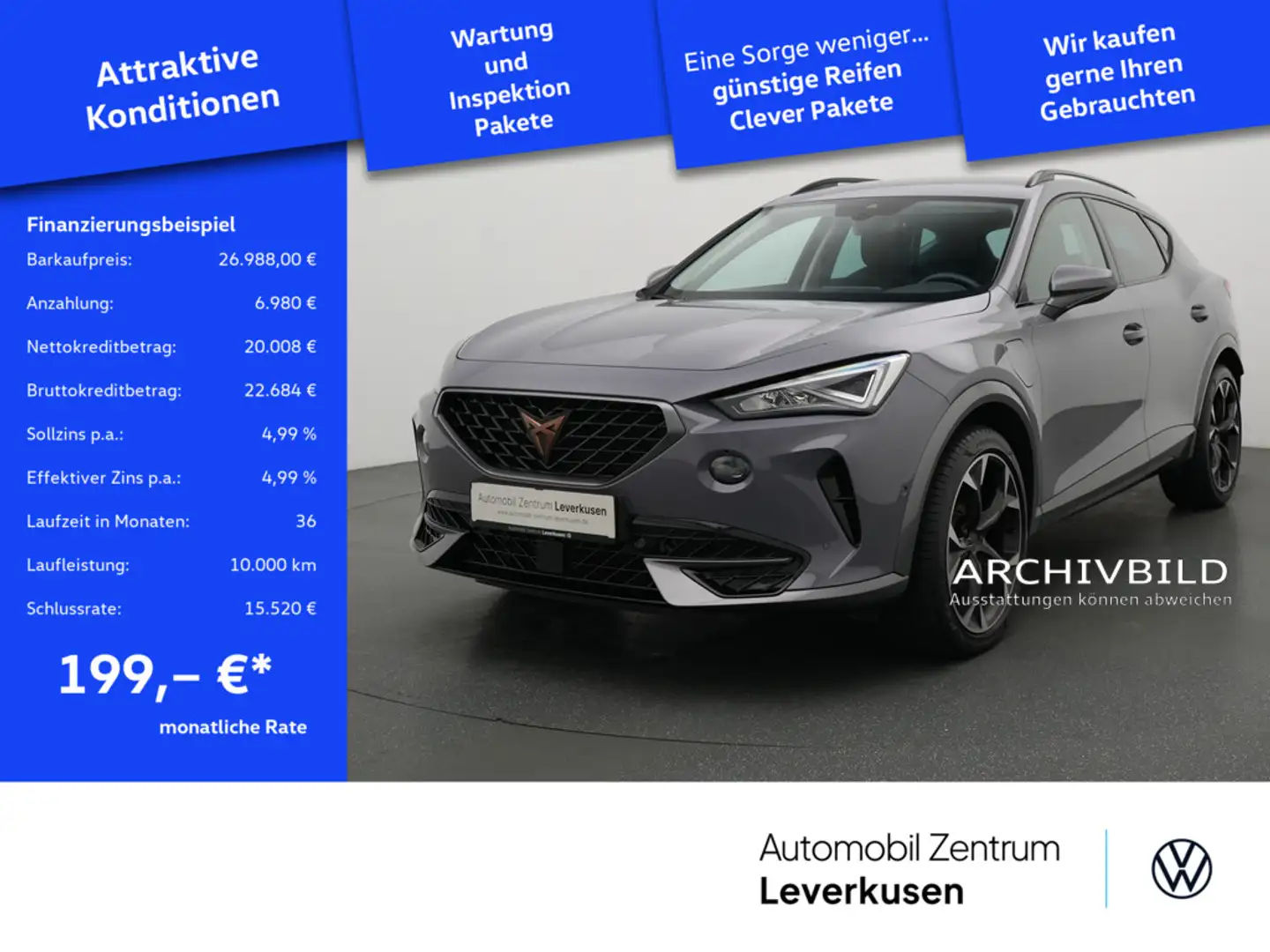 CUPRA Formentor e-Hybrid PDC NAVI SHZ KLIMA LED ACC Schwarz - 1