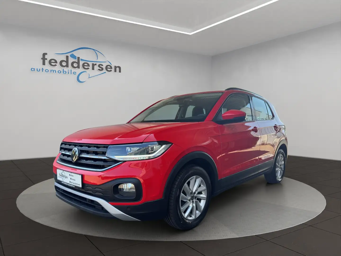 Volkswagen T-Cross Life 1.0 TSI AHK LED PDC KLIMA ALU Rot - 2