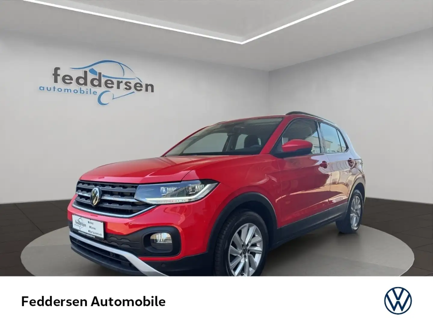 Volkswagen T-Cross Life 1.0 TSI AHK LED PDC KLIMA ALU Rot - 1