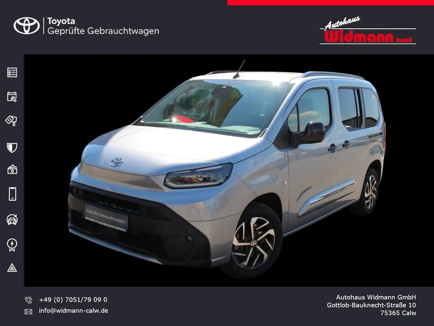 Toyota Proace City Verso 1.2 Team D L1 Navigation Sitzheizung Silber - 1