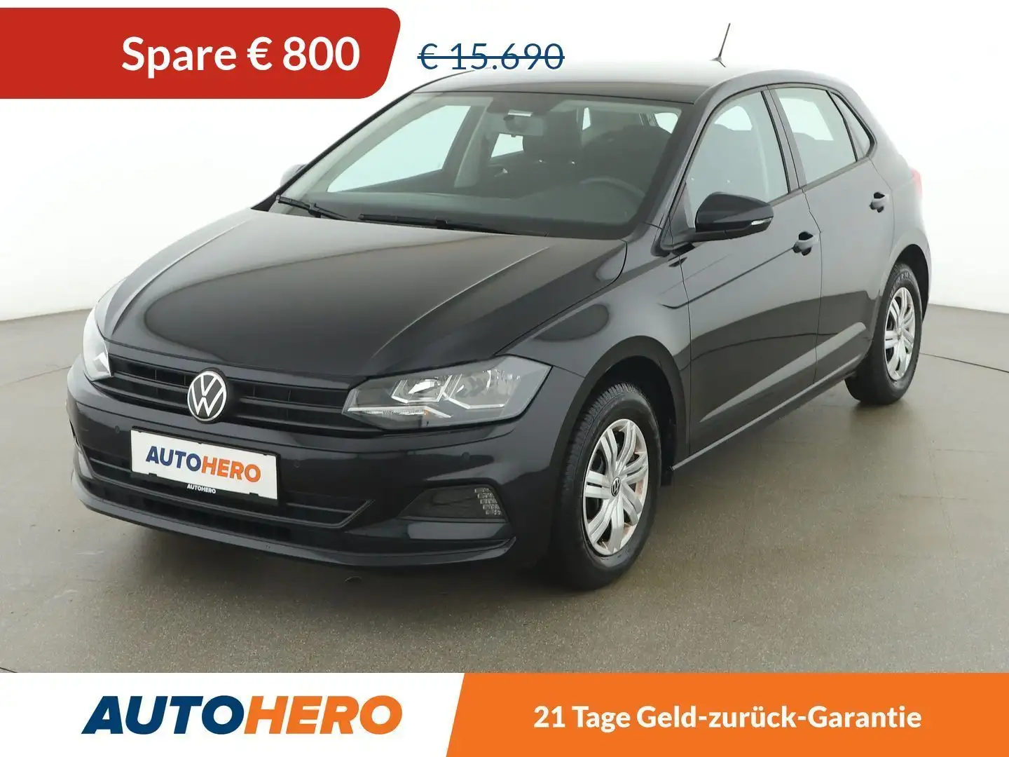 Volkswagen Polo 1.0 *TEMPO*CARPLAY&AUTO*PDC*KLIMA* Schwarz - 1
