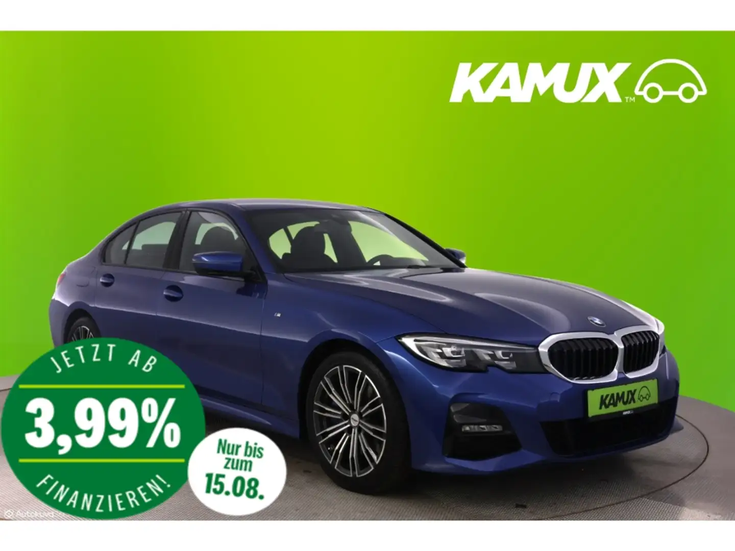 BMW 330 i Limo Steptronic M Sport+LED+NAVI+VIRTUAL Blau - 1