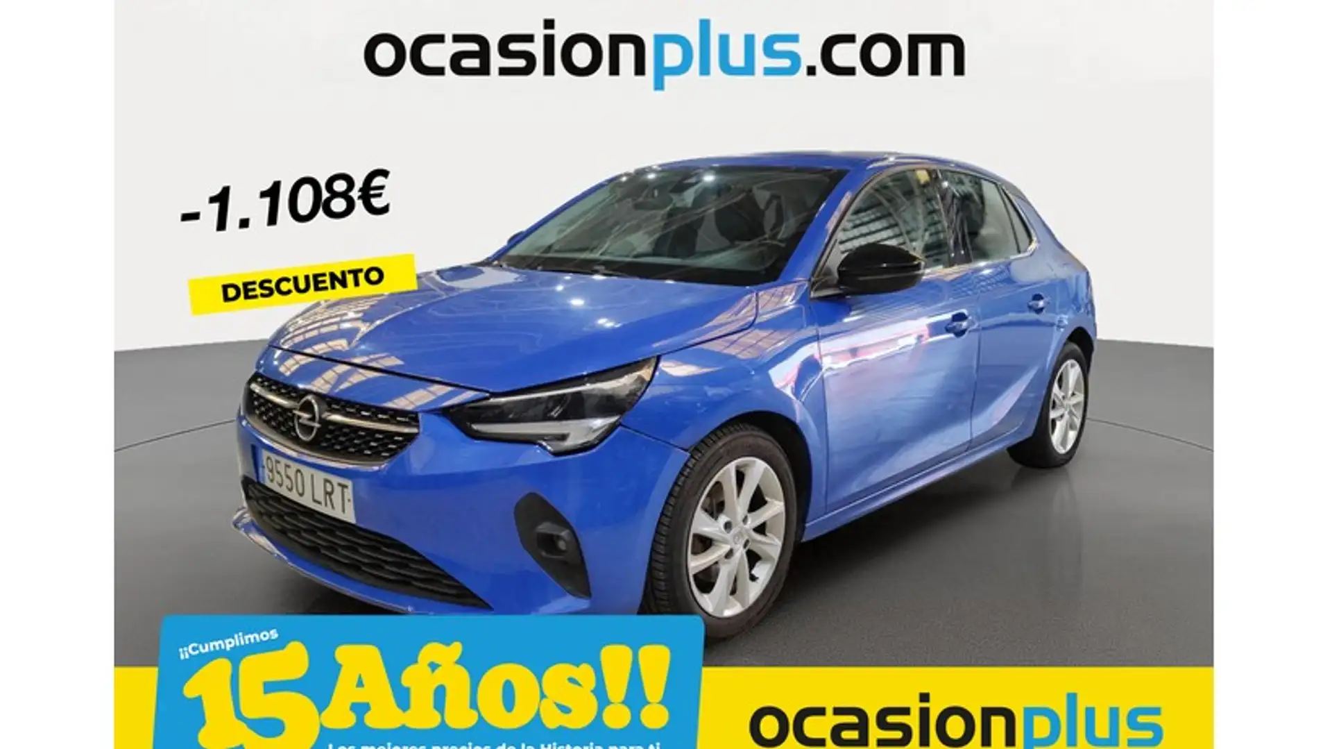 Opel Corsa 1.2T XHT S/S Elegance AT8 100 Blauw - 1