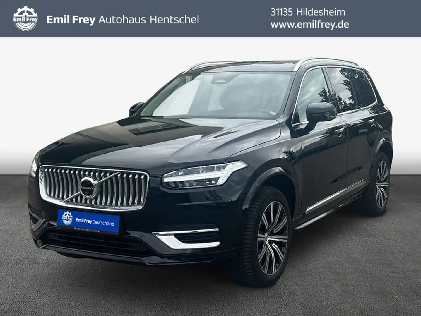 Volvo XC90 XC90 B5 D AWD Plus Bright SH AHK PK360 PAN Zwart - 1