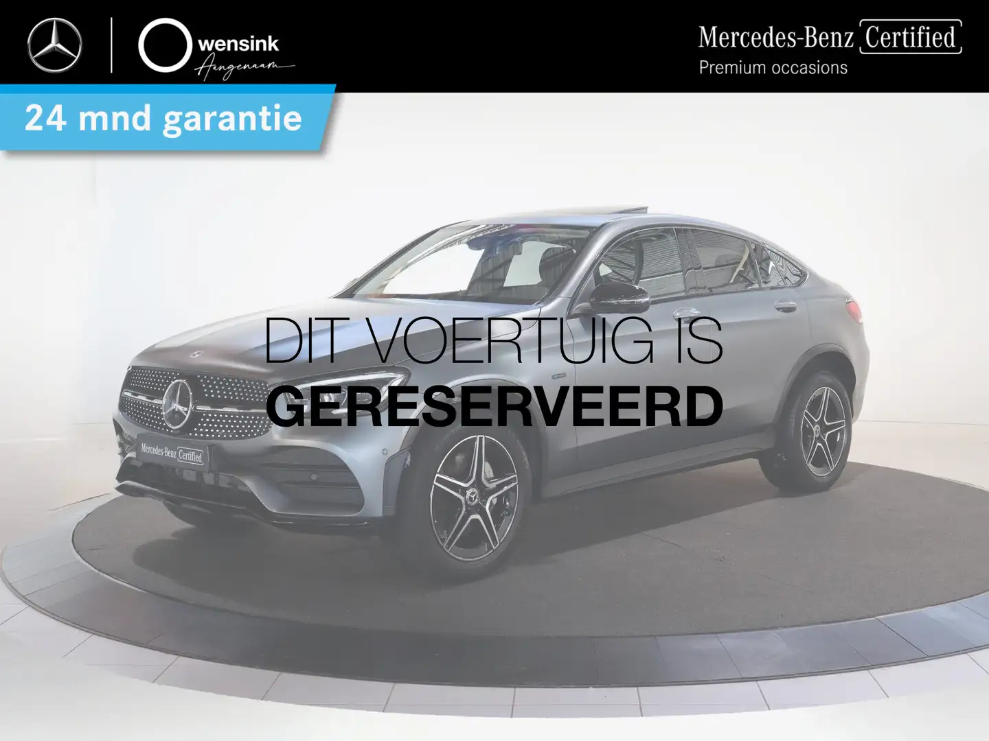 Mercedes-Benz GLC 300 Coupé 300e 4MATIC | Panoramadak | Rijassistentiepa Grijs - 1