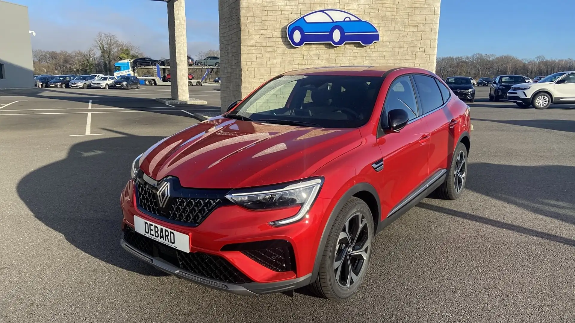 Renault Arkana 1.3 TCE 140CH MILD HYBRID TECHNO EDC -24 Rouge - 1