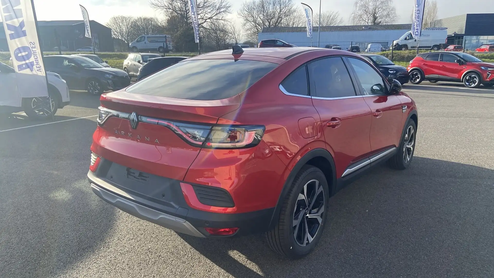 Renault Arkana 1.3 TCE 140CH MILD HYBRID TECHNO EDC -24 Rouge - 2