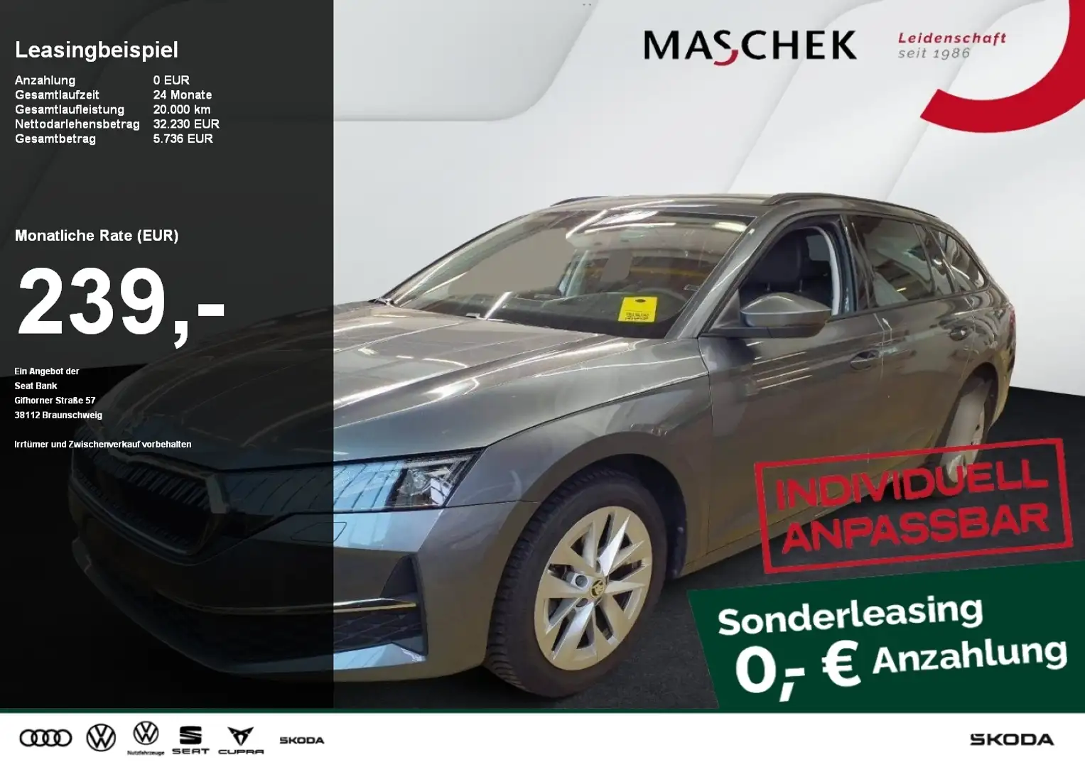 Skoda Octavia Combi Selection 1.5 TSI DSG Matrix HUD RearView Si Gris - 1