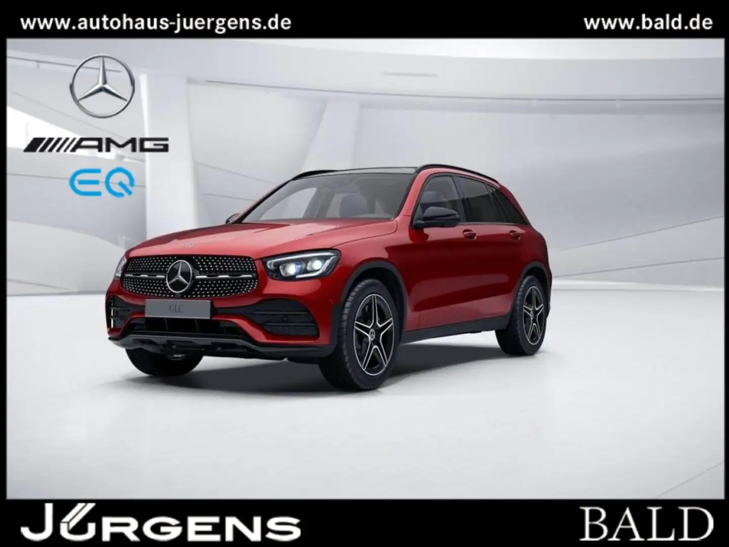 Mercedes-Benz GLC 220 d 4MATIC +AMG+MBUX+Wide+Pano+AHK+Night Rojo - 1