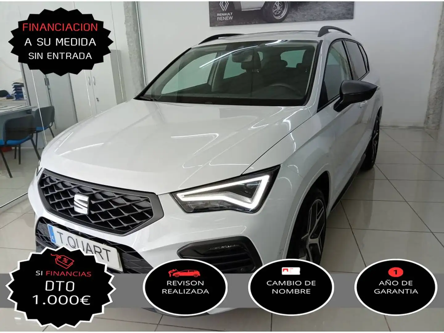 SEAT Ateca 1.5 EcoTSI S&S FR Blanc - 1