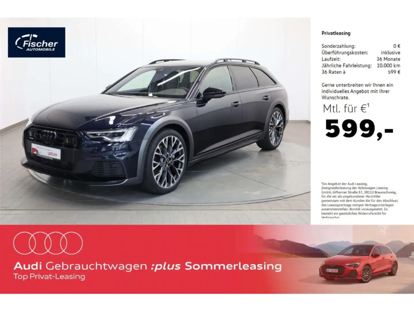 Audi A6 allroad 40 TDI qu. Luft/AHK/NAV/Memory/21'' Azul - 1